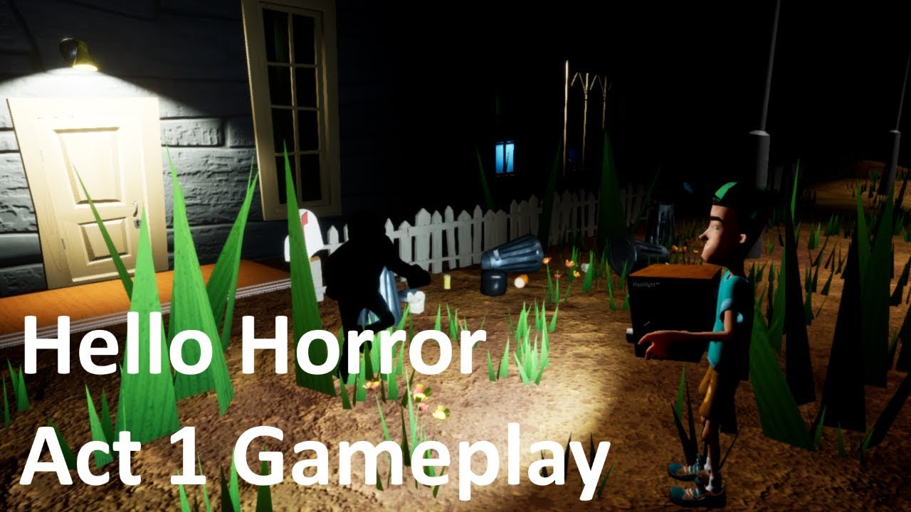 Hello Horror Act 1 Gameplay | Hello Neighbor Mod