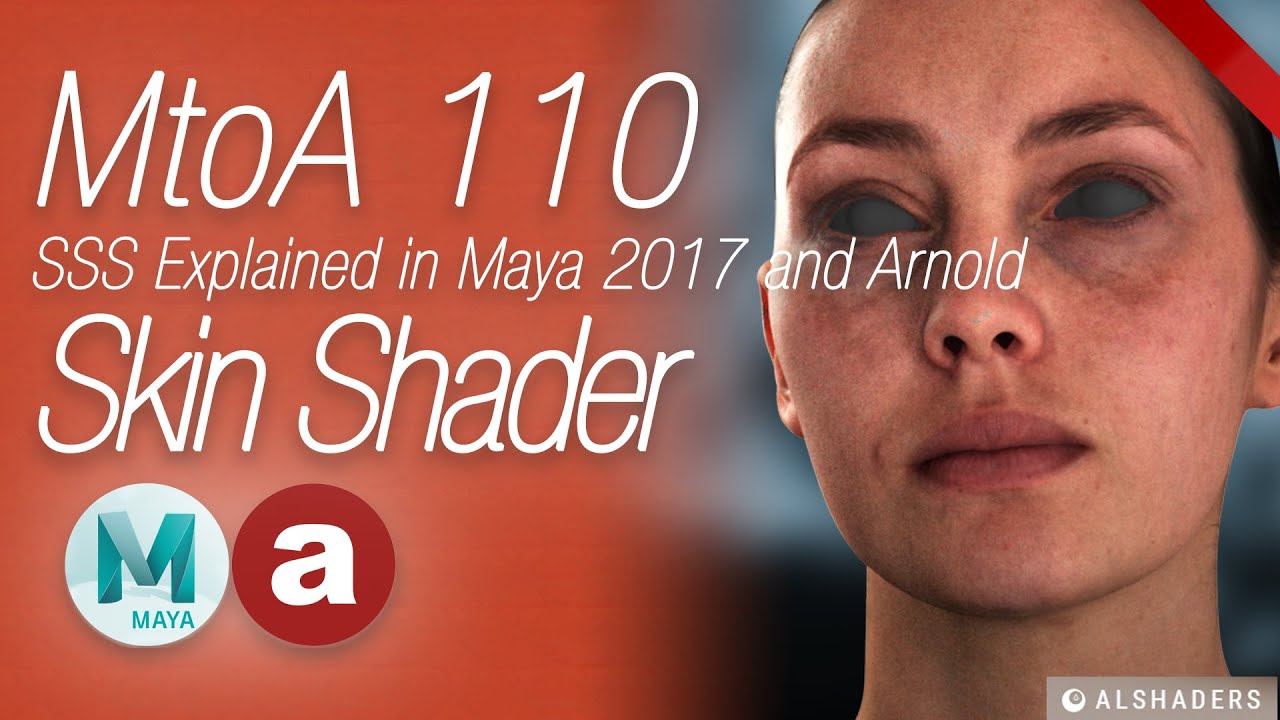 MtoA 110 | Detailed Skin Shader | using Arnold with Maya 2017