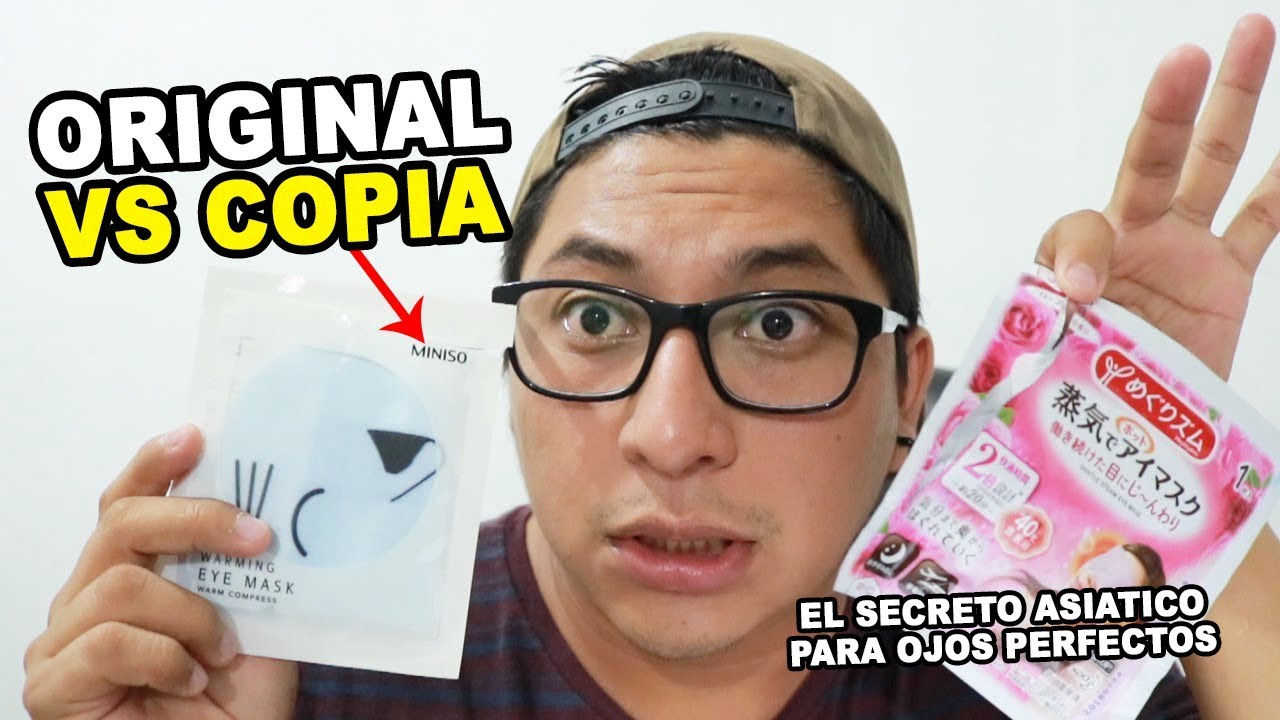 ORIGINAL VS COPIA| MASCARILLA CALIENTE PARA OJOS DEL JAP&Oacute;N| MINISO VS ORIGINAL