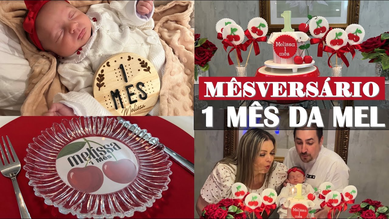 1º MÊS DA MELISSA | MÊSVERSÁRIO EM CASA | MESA POSTA + DECOR