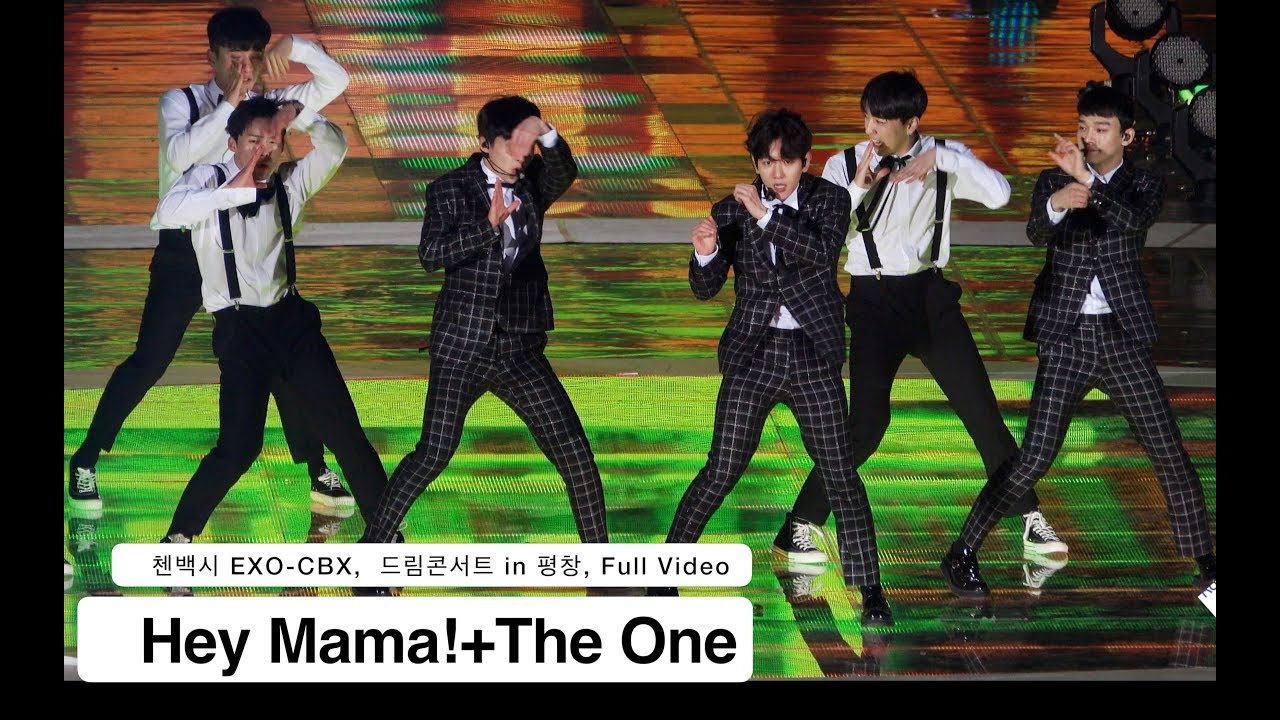 첸백시 EXO-CBX[4K 직캠]Hey Mama!+The One 171104 락뮤직