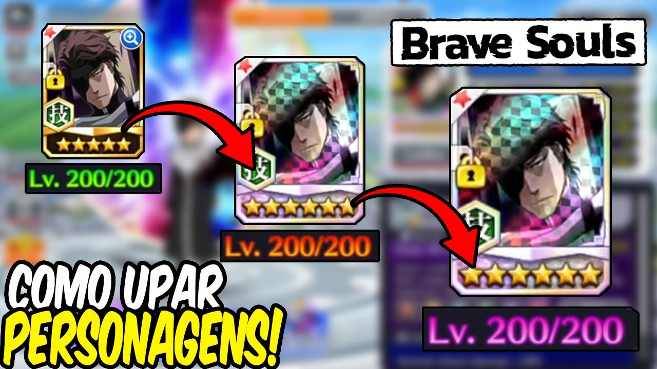 GUIA COMPLETO - COMO UPAR PERSONAGEM, SLOTAR E DEIXAR FULL TRANSCENDENCE - BLEACH BRAVE SOULS