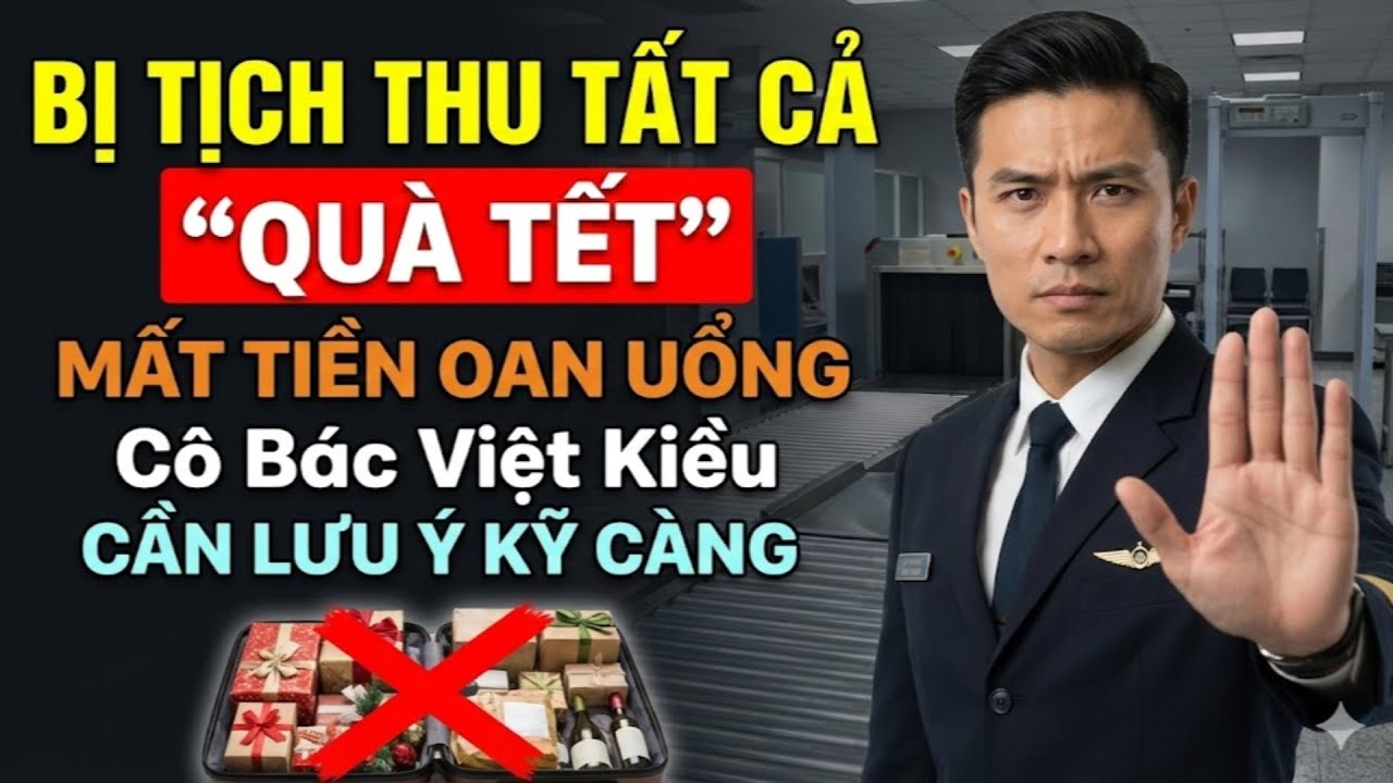 CẢNH BÁO ĐỎ: Mang Vàng, iPhone Về VN Coi Chừng Bị PHẠT HẾT! Mẹo Qua Hải Quan Hợp Pháp Không Mất Tiền