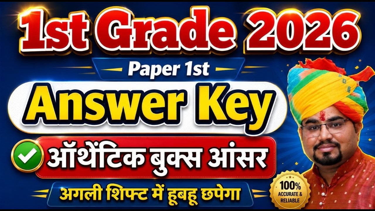 RPSC First Grade 2026 | First Grade Answer key Group-A 31 May 2026 Gk Paper Analysis | 1st Grade