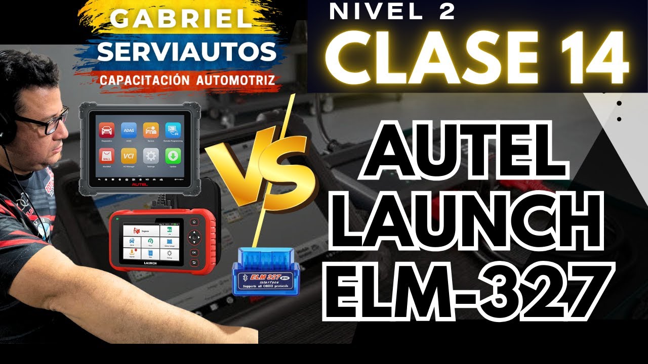 CLASE 14 Comparando Escaner - ELM327 - LAUNCH CRP239 - AUTEL MS906BT