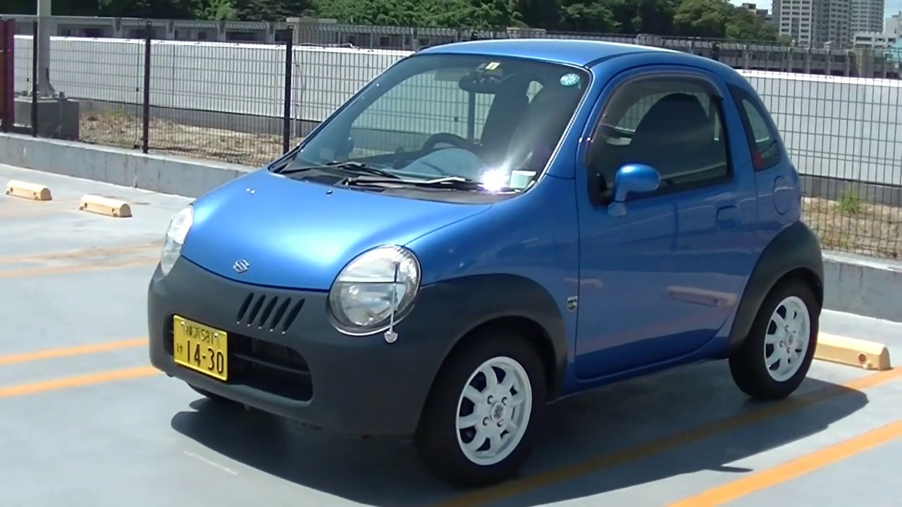 スズキツインが横浜を疾走　Driving japanese kei-car SUZUKI Twin in yokohama