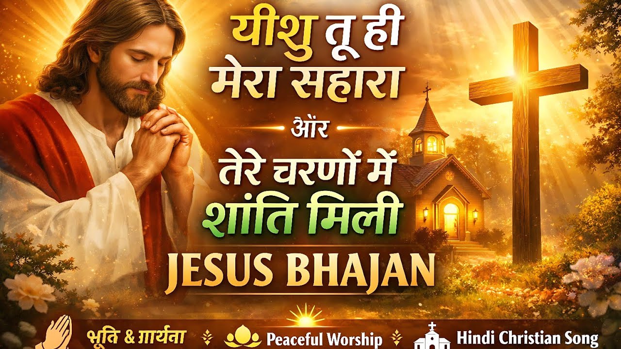 यीशु तू ही मेरा सहारा | तेरे चरणों में शांति मिली | Jesus Bhajan | Hindi Christian Worship Song 