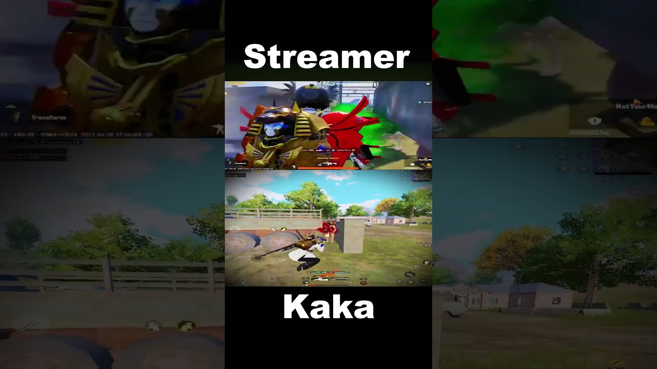 Kaka VS Streamer #battelgroundsmobile #pubgshorts  #pubgmobile #battleroyalegame #gaming #shorts