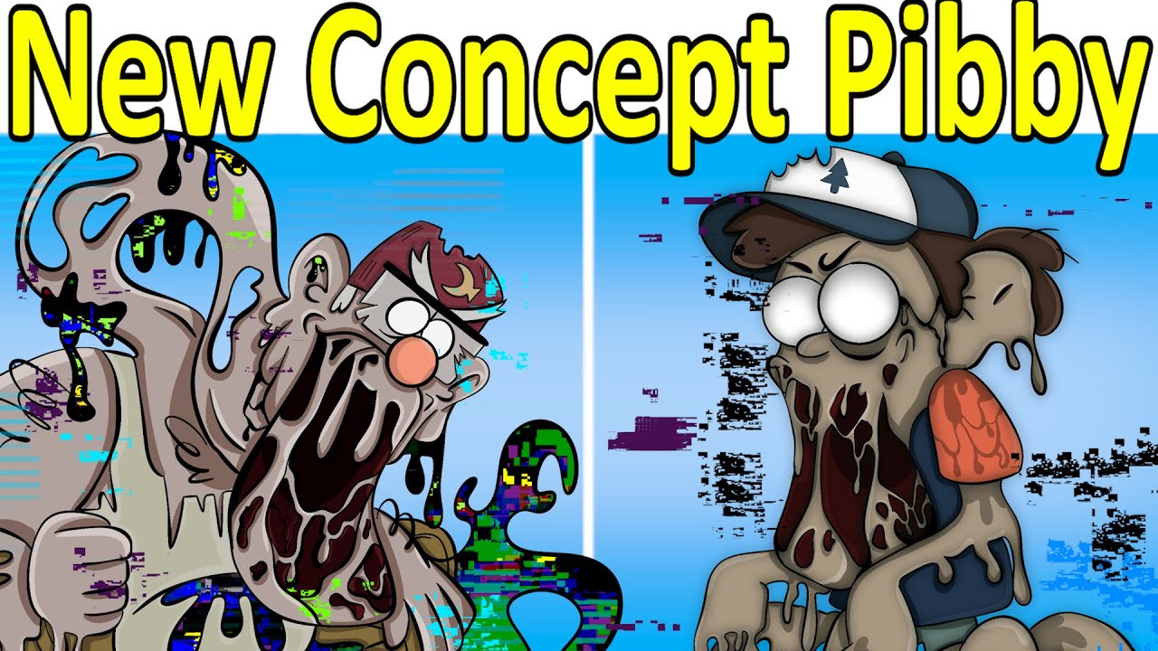 Friday Night Funkin' NEW Pibby Leaks/Concepts (FNF Mod) Gravity Falls