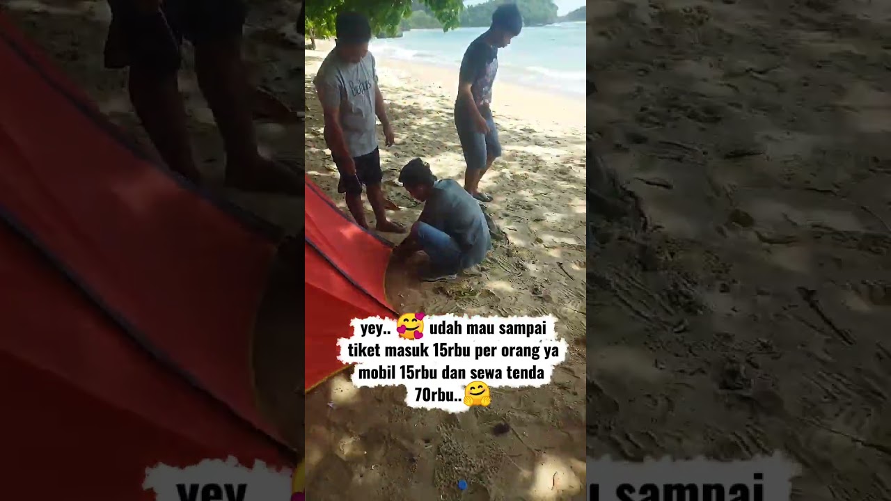 ke pantai kondang merak.. 🥰 