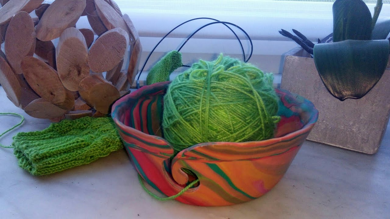 Garnschale aus Fimo