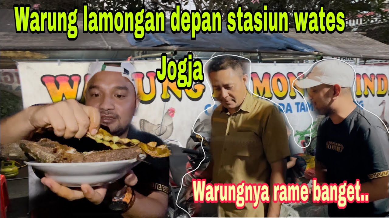 RAME POLLL WARUNG DEPAN STASIUN WATES JOGJA.