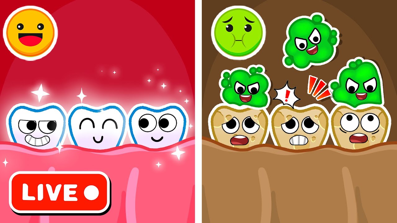 LIVE 🔥 Fire Spike Full Episodes 🦷🍭 Oh no! Sparkle’s Tooth Hurt! 🪥 Healthy Habits and Other Stories