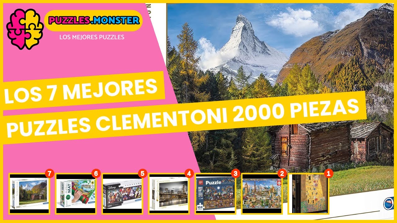 Los 7 mejores puzzles clementoni 2000 piezas