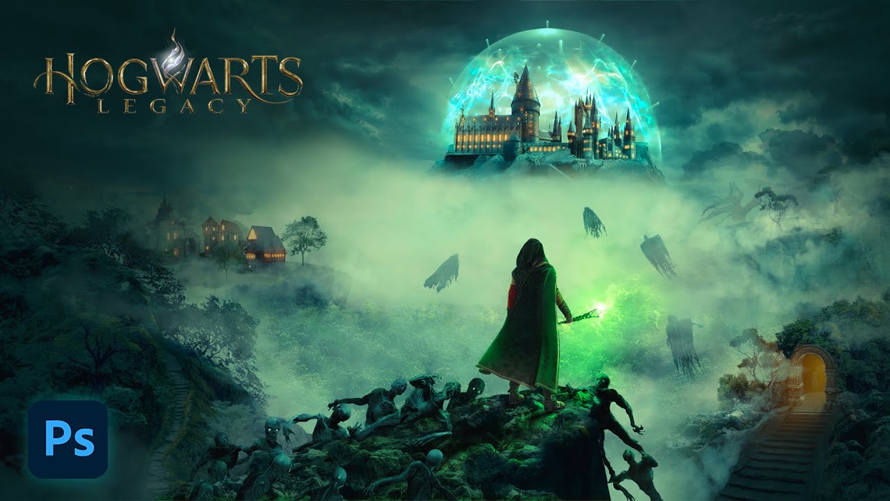 Hogwarts Legacy | Photoshop Tutorial | Photoshop Manipulation|