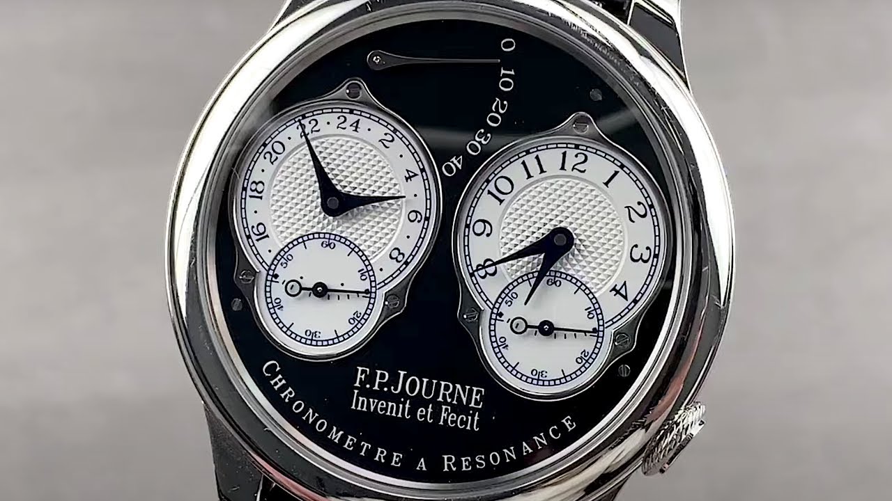 F.P. Journe Chronometre a Resonance Black Label F.P. Journe Watch Review | BL RND PT 40 A BK