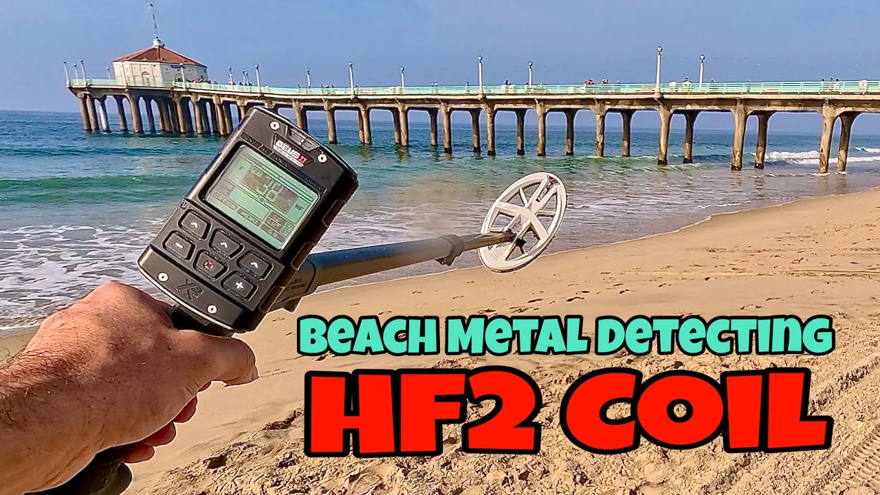 Testing Out the XP Deus HF2 Coil on the Beach