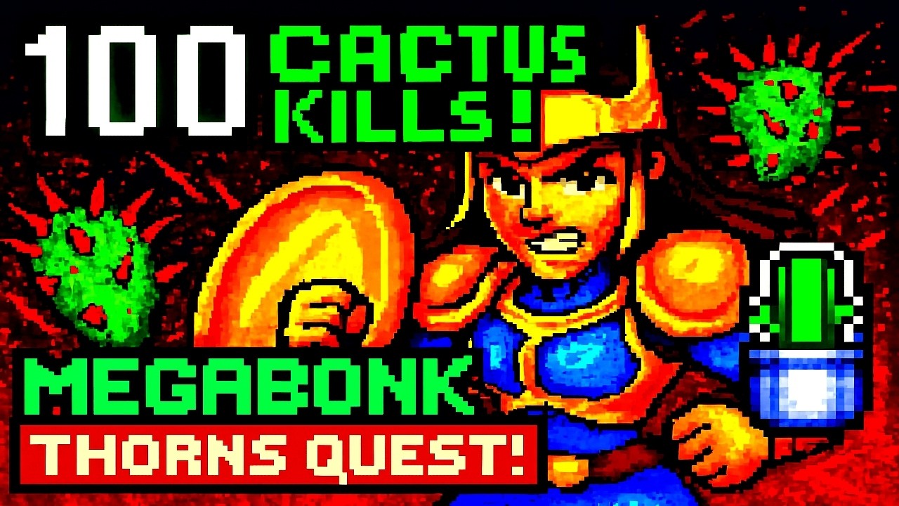 Megabonk Cactus Quest: Fast 100 Kills with Athena!
