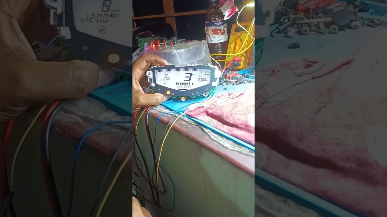 TVS Apache 200 4V Meter Repair ✅ #automobile #tvsapache2004v