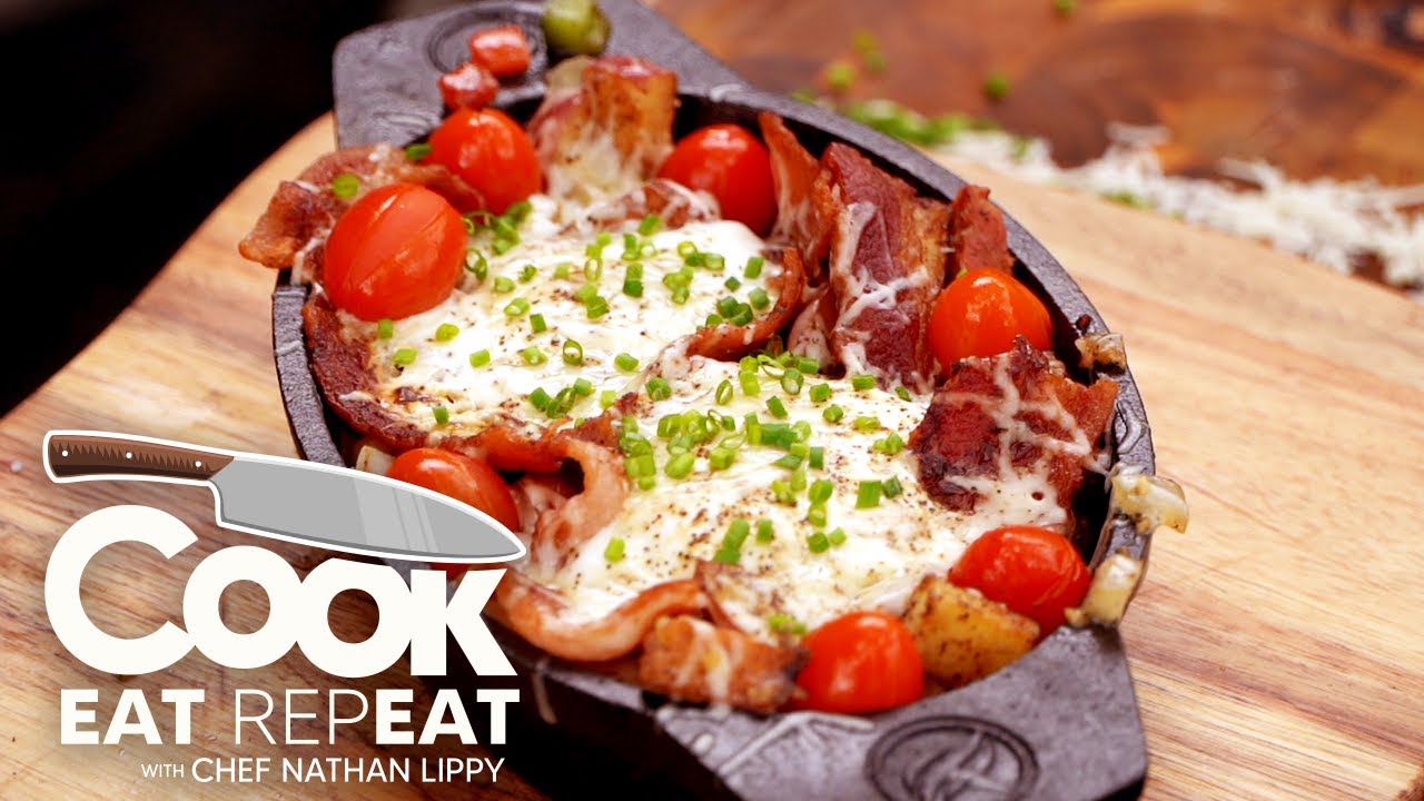 Nate's Savory Chorizo Breakfast Hash | Cook Eat Repeat | Blackstone Griddle