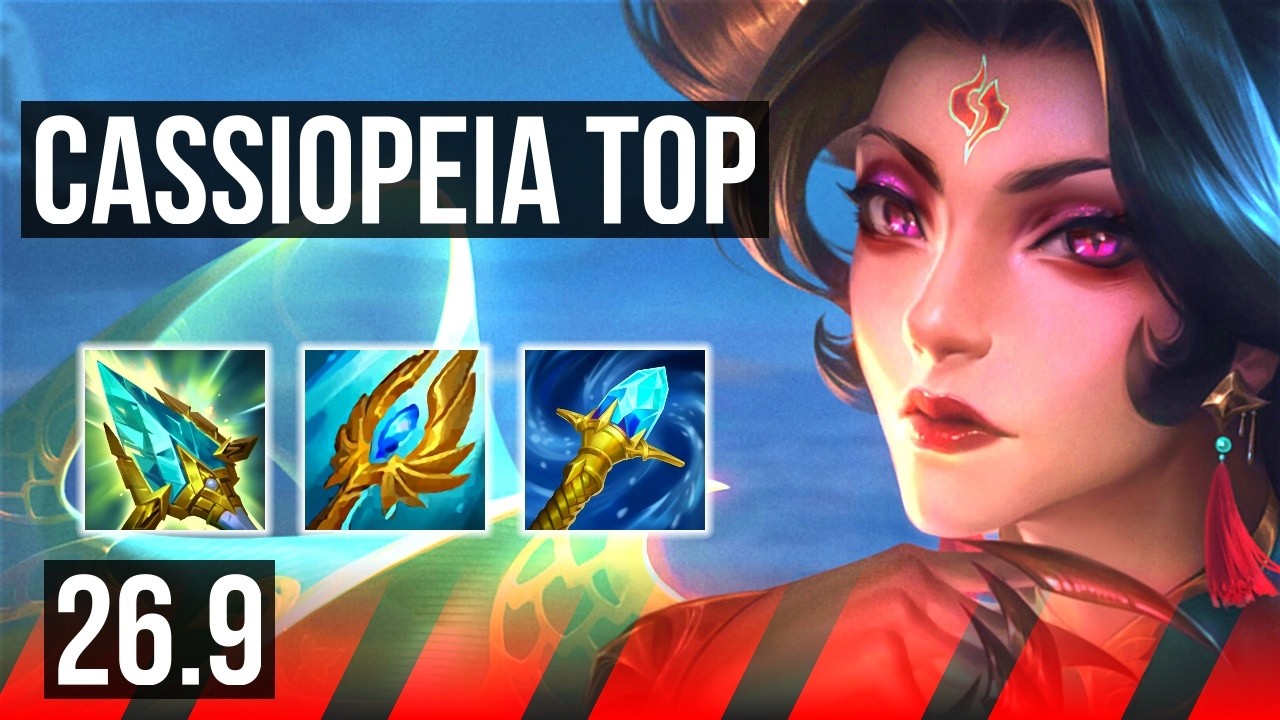 CASSIOPEIA vs IRELIA (TOP) | Good KDA: 23/2/6, 42K damage | EUW Master | 26.9