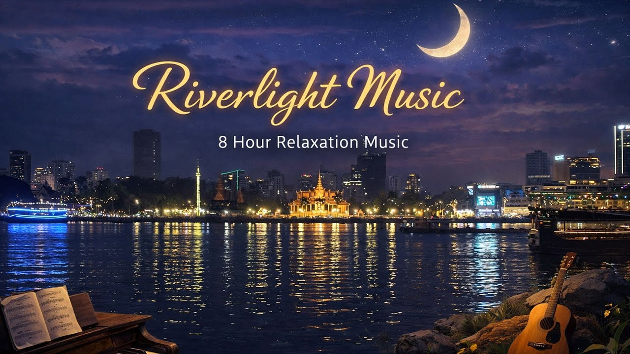 8 Hours of Relaxing Music | Relaxing Background Music for Peace, Focus & Calm | Riverlight Music