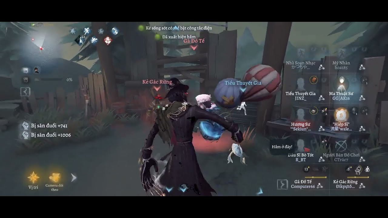 Ma thuật sư (Magician) | 2vs8 Gameplay | Identity V