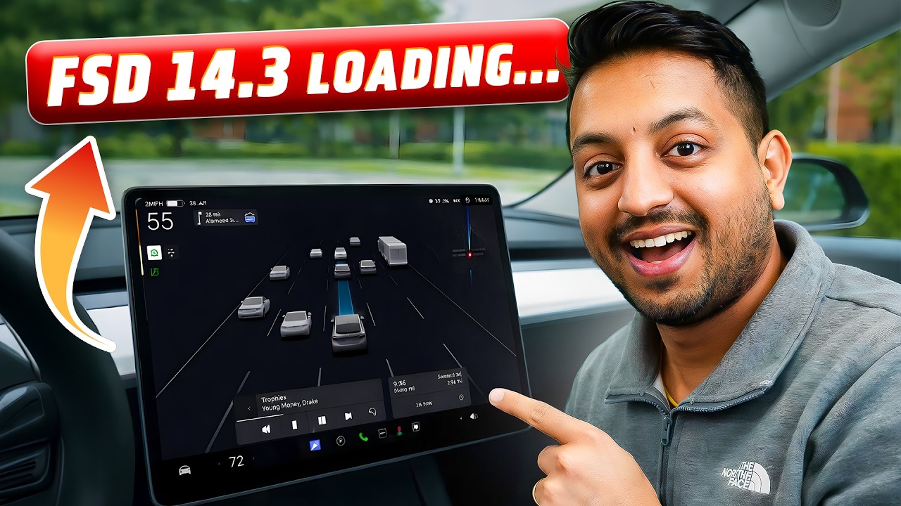 Готова ли система FSD Tesla к версии 14.3? Тест карты расположения станций быстрой зарядки Superc...