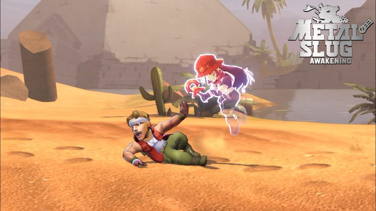 Metal Slug Code: J - Marco Meets a Goddess (Story Cutscene)