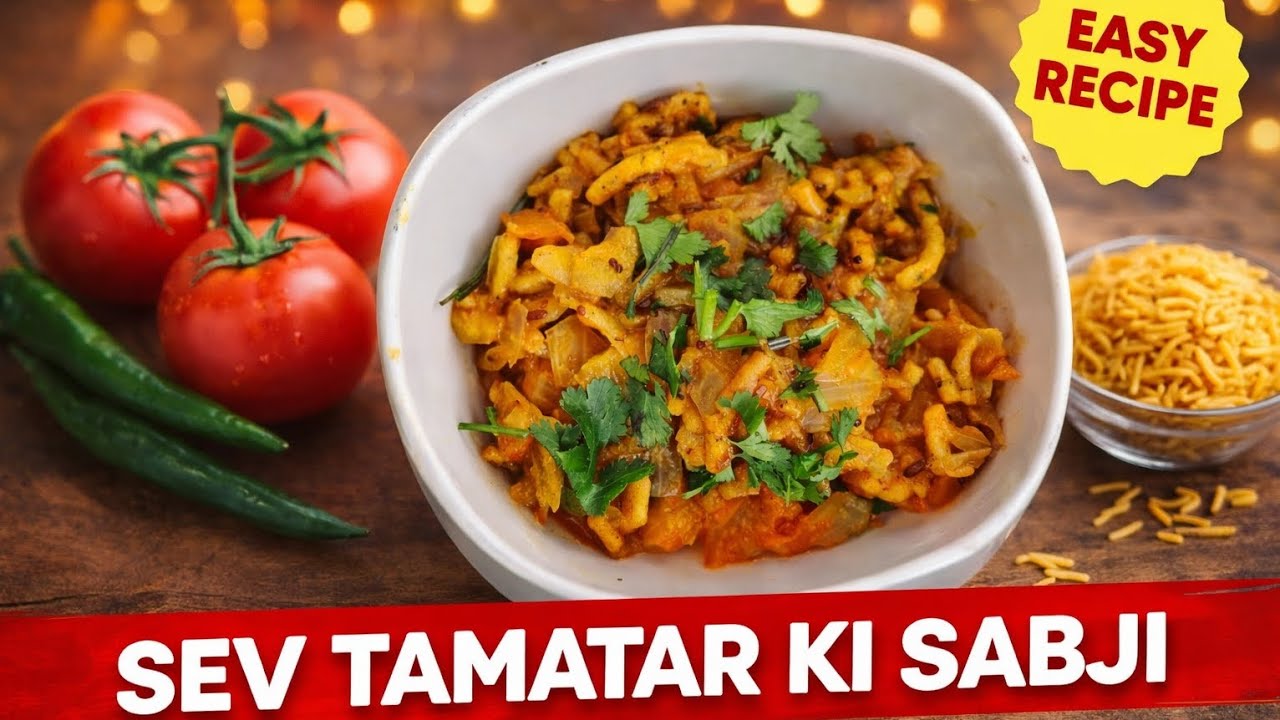 Sev Tamatar Recipe in Just 5 Minutes | Quick & Easy |🔥सिर्फ 5 मिनट में झटपट सेव टमाटर की रेसिपी |