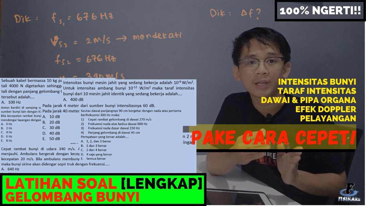 LATIHAN SOAL GELOMBANG BUNYI