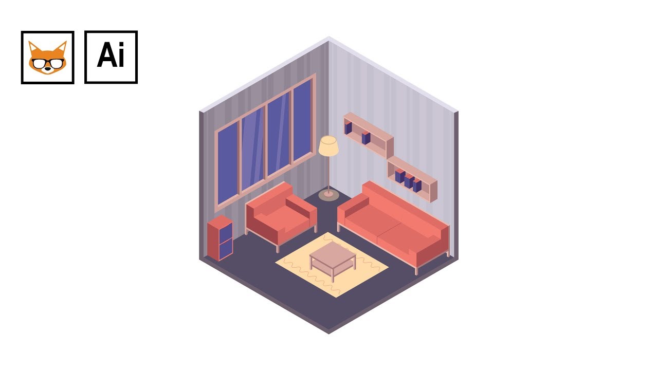 Изометрия в Adobe Illustrator.  Несколько способов создания объектов и ошибки.