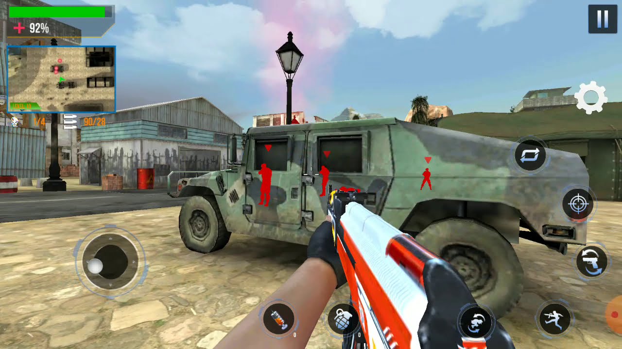 real commando Secret mission  (GAme test video)
