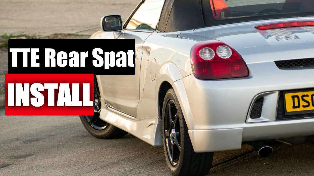 MR2 TTE Rear Spat Installation