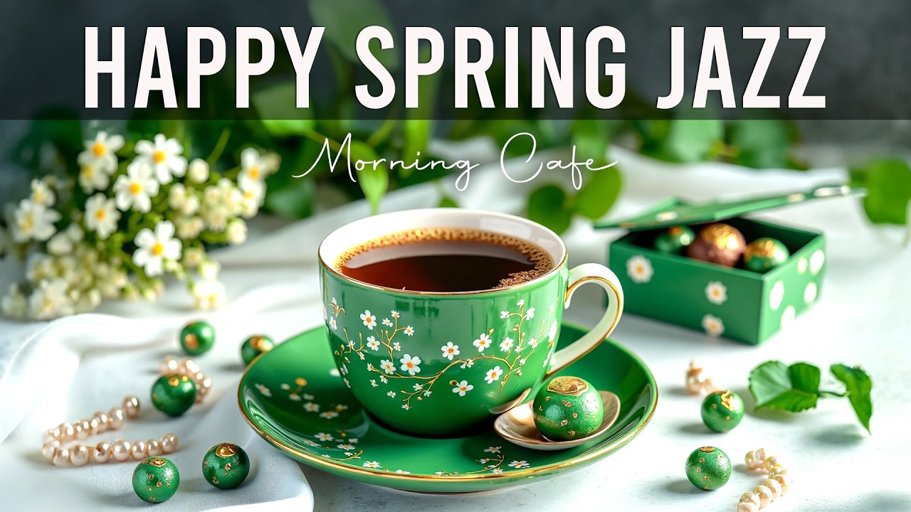 Happy Spring Jazz ☕ Morning Cafe Jazz Background Music & Soft Bossa Nova for Start the day