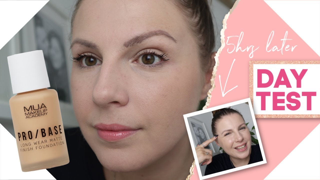 MUA Pro Base Longwear Matte Foundation - Review + Day Test - #BudgetBeautyMonth