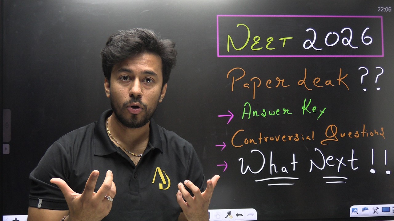 NEET 2026 Paper Leak? Answer Key Controversy| Marks Vs Rank Analysis|Safe Score? By Kshitiz Sir