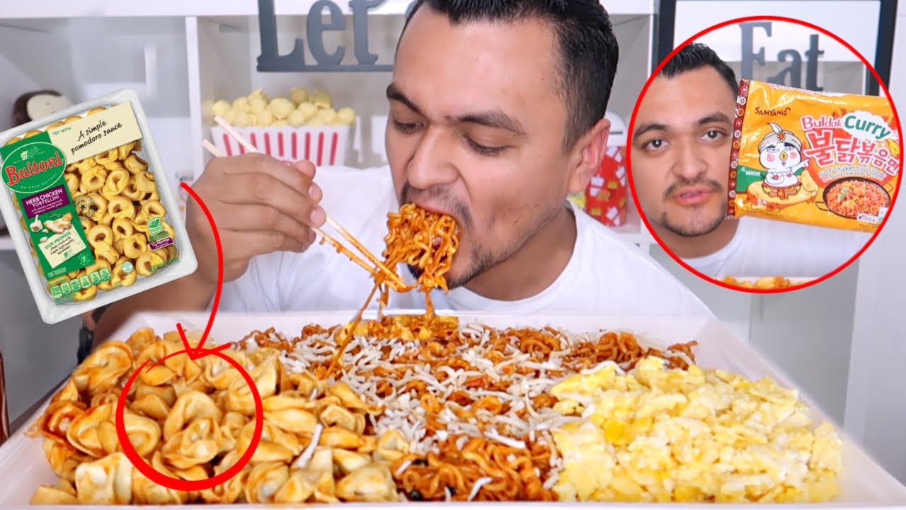 SPICY NOODLES MUKBANG