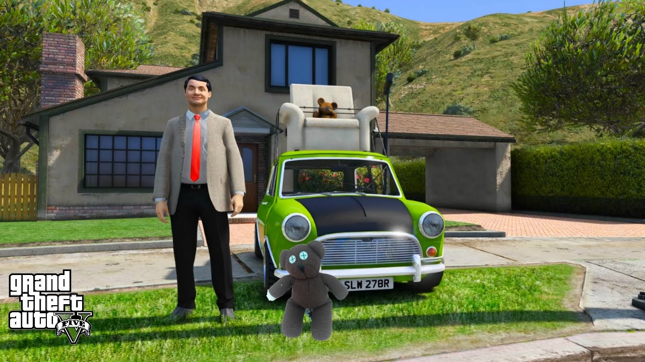 MR BEAN GTA 5 REAL LIFE MOD #1