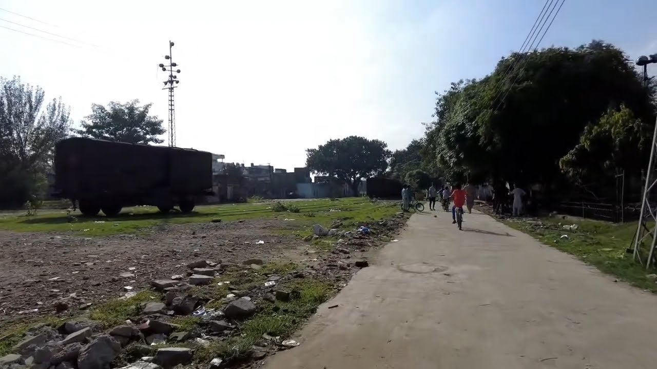 Walk in slum side of Garhi Shahu Lahore Pakistan