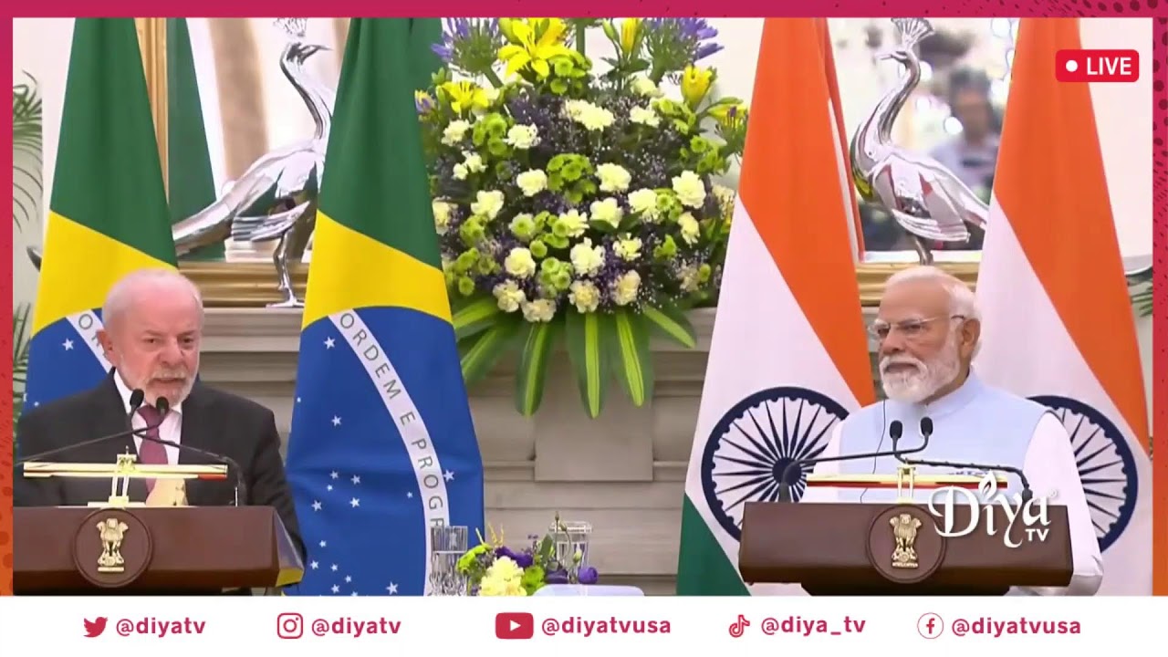 LIVE: Indian PM Modi, Brazil President Lula hold press meet in New Delhi