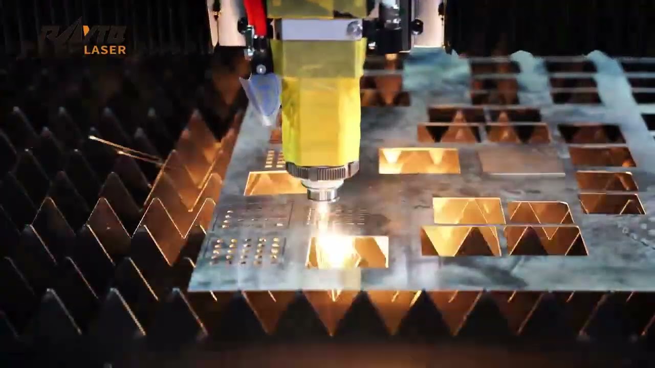 Cutting Machine High-Speed Flying Cutting Stainless Steel Demo | RT Laser Efficient Laser Technology