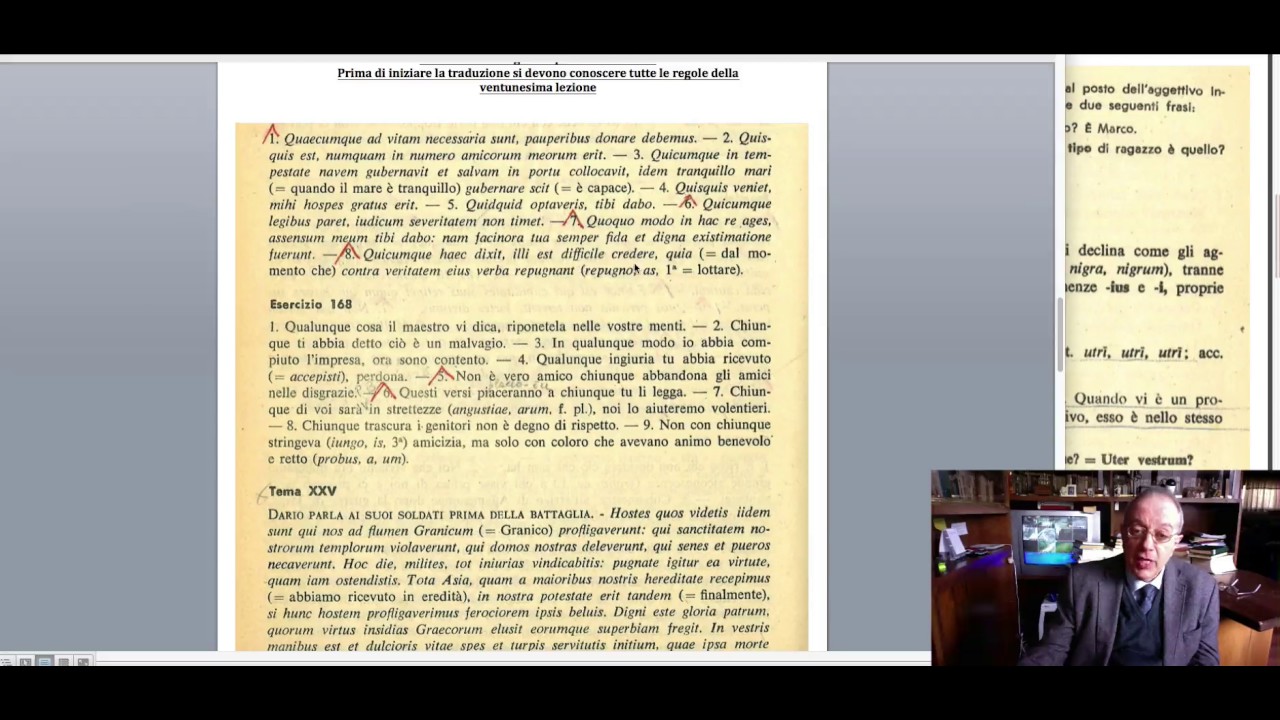 Latino da principio o da zero: Lectio XXII. Pronomi e aggettivi interrogativi.