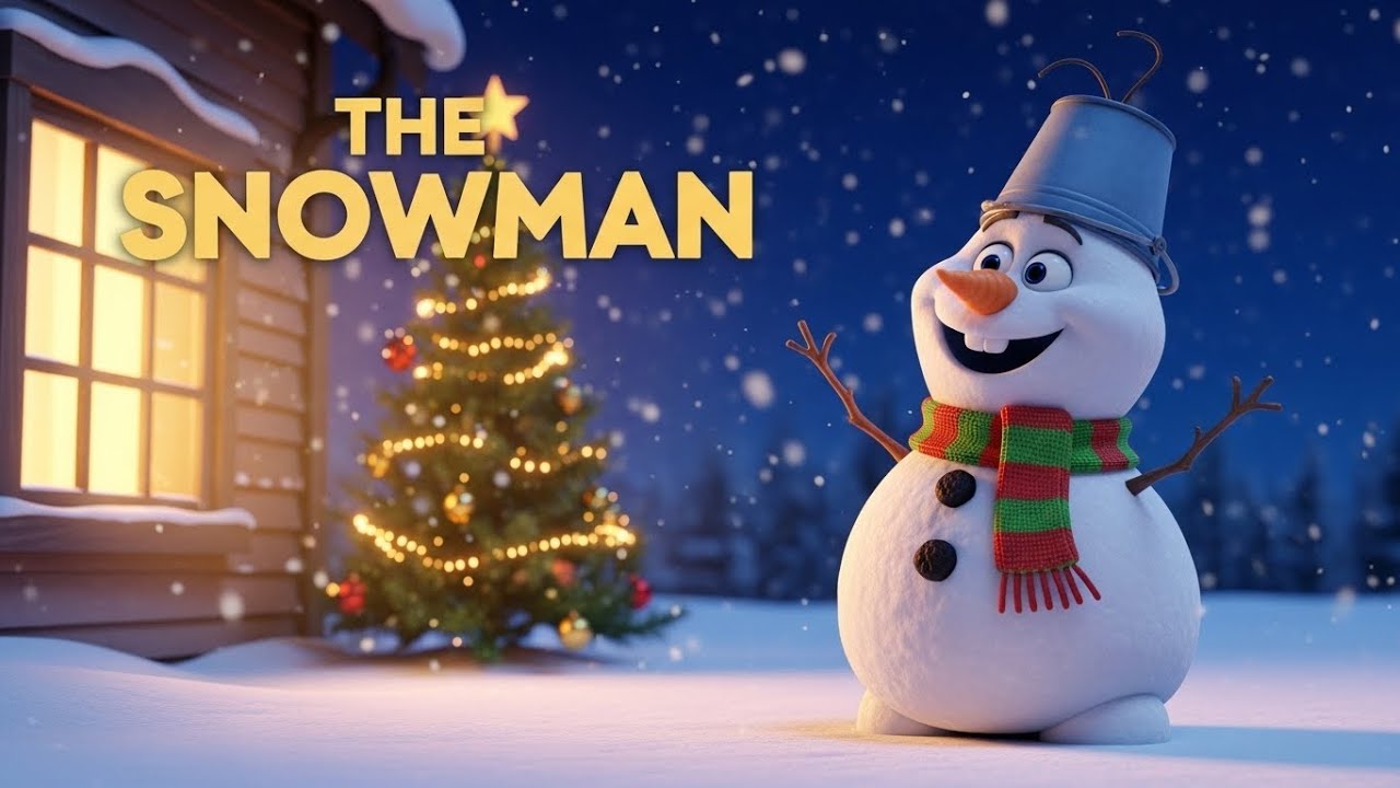 The Snowman | A Gentle Winter Tale for Christmas | Fairy Tales Movie | English Christmas Moral Story