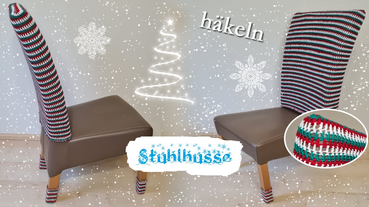 🎅🏼weihnachtliche Stuhlhusse ჩִׂäִ࣪ƙָׂᧉ֗ᥣ࣭֗ꬻׂׅ 🎅🏼tricolor