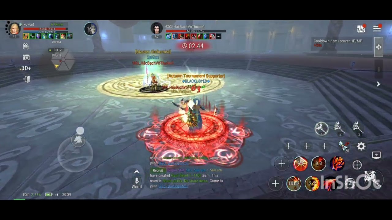 Silkroad origin mobile warlock pvp 1 vs 1