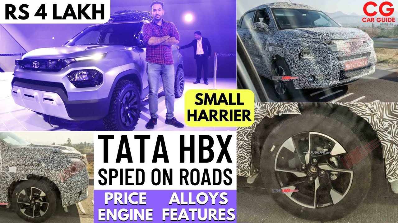 Tata HBX Hornbill Spied Near Mumbai | 15 Inch Alloy Wheels Looks Sexy | Rs 5 Lakh SUV 🔥