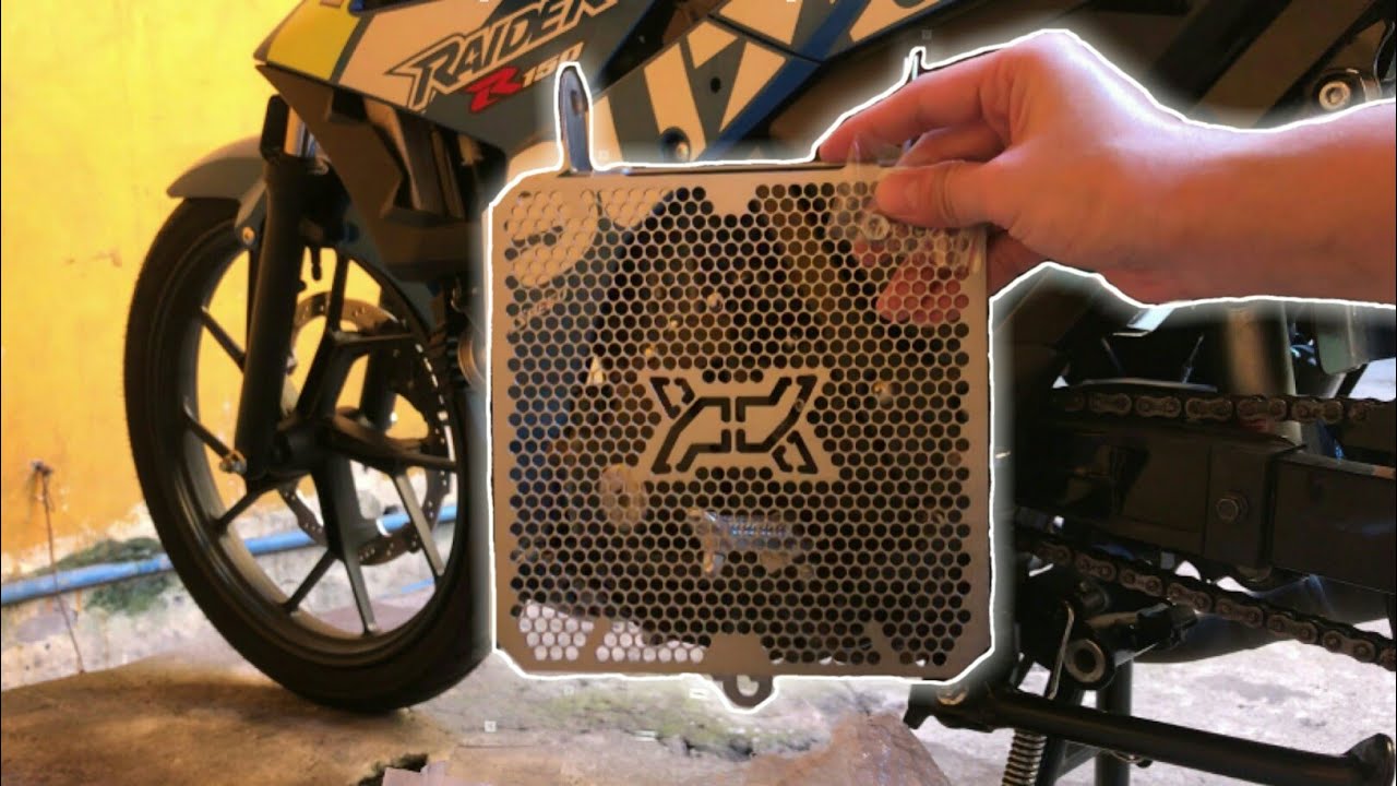RAIDER 150 FI || PV-TECHNIK RADIATOR COVER INSTALLATION || How to install radiator cover #CK