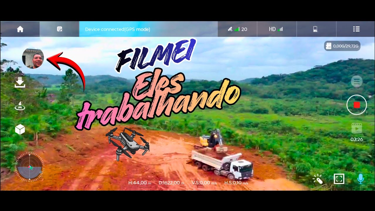 Olha o que Eu Filmei com o Drone L200 Pro 