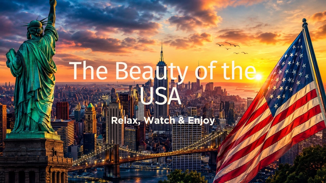 Beautiful USA 🇺🇸 | Relaxing & Stunning American Landscapes